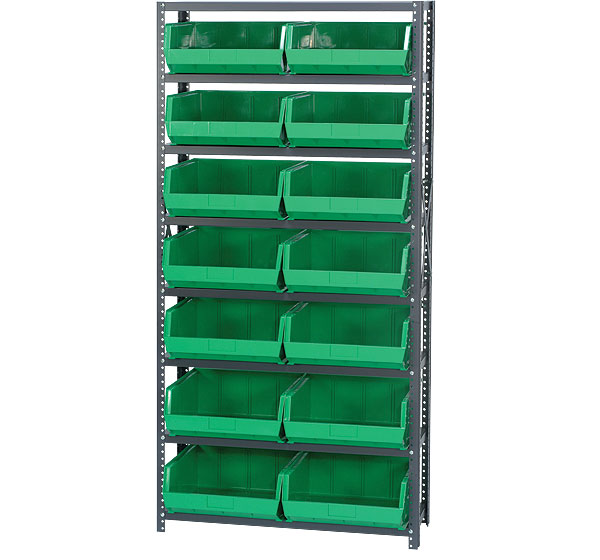 Steel Shelving Stackable Bin Organizers           11 - 18