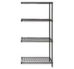 AD86-2448BK 24x48_black_4-shelf-add-on