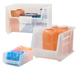Clear Storage Bins & Containers
