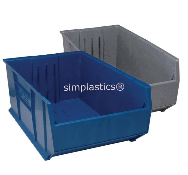 Plastic Parts Bins Stackable Used for Warehouse