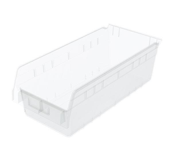Clear Akro ShelfMax Bins<br> 6