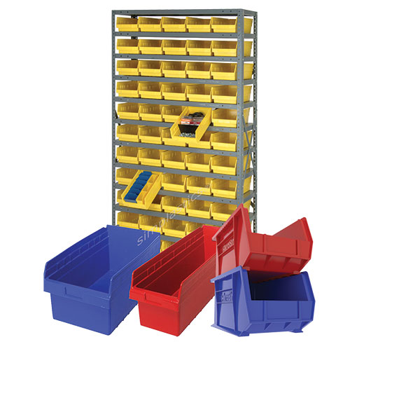 Shelf Bins vs Stacking Bins